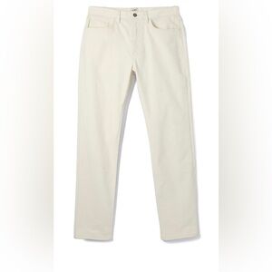 FLINT AND TINDER 365 Corduroy Pant - HB Slim™ in Winter White